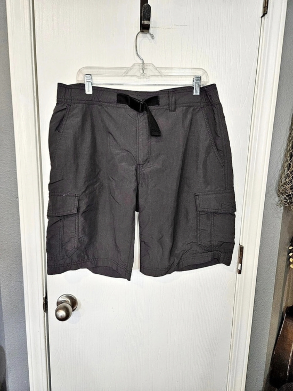 Eddie Bauer Men's Cargo Shorts Dark Gray Size Large